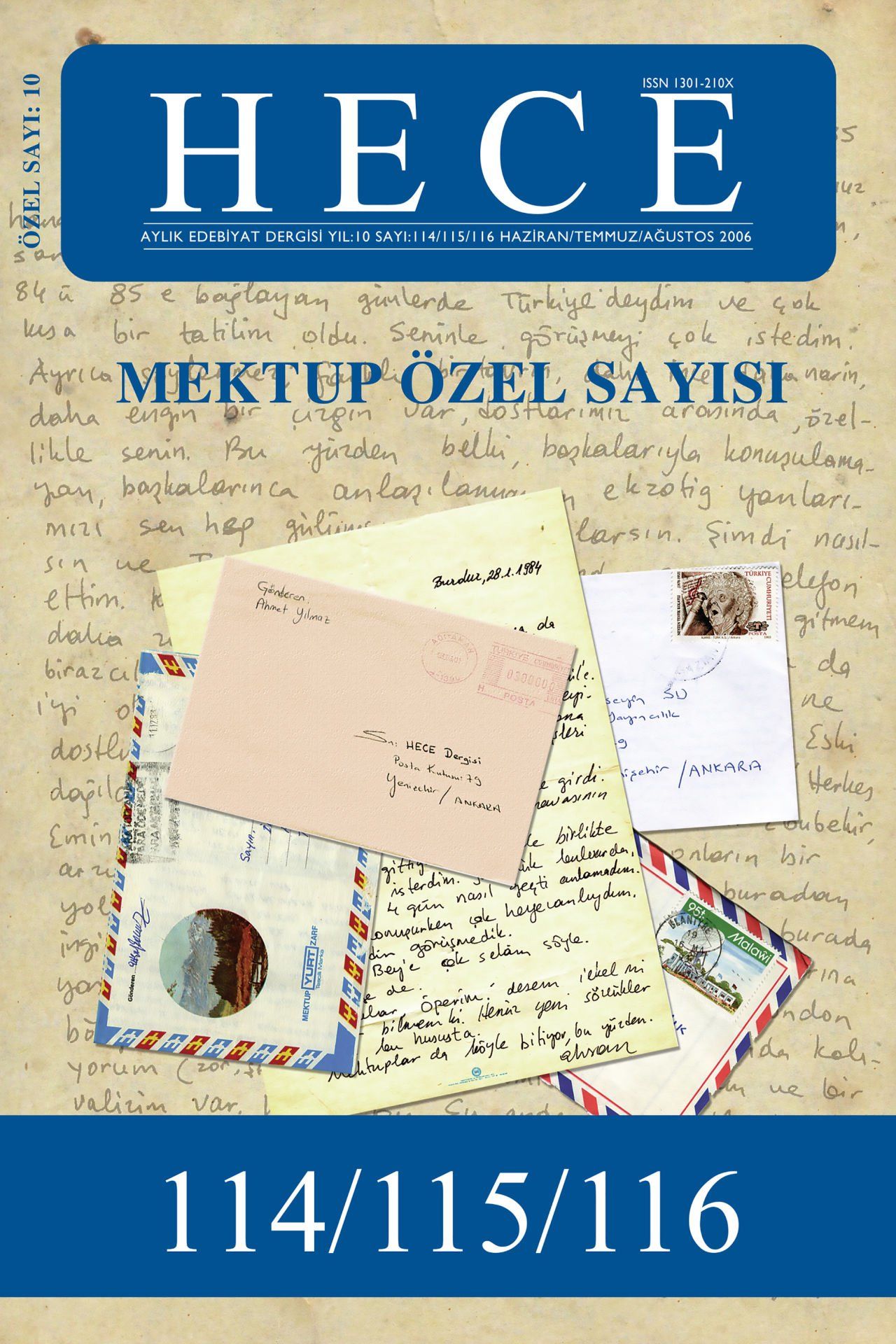 Mektup Özel Sayısı 114 - 115 - 116. Sayı Haziran-Temmuz-Ağustos 2006
