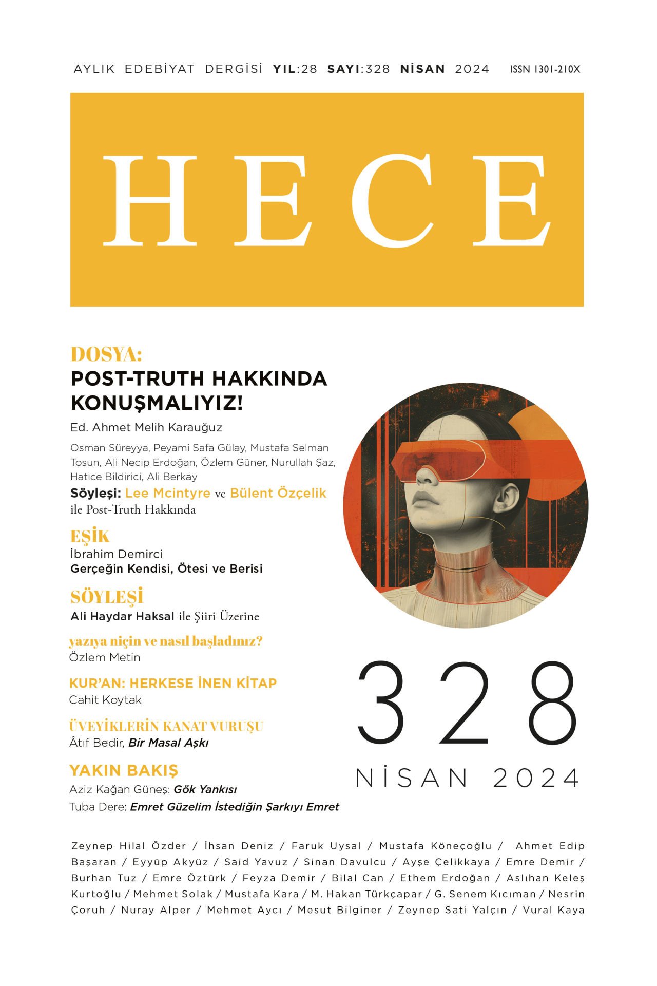 Hece Dergisi 328.Sayı Nisan 2024