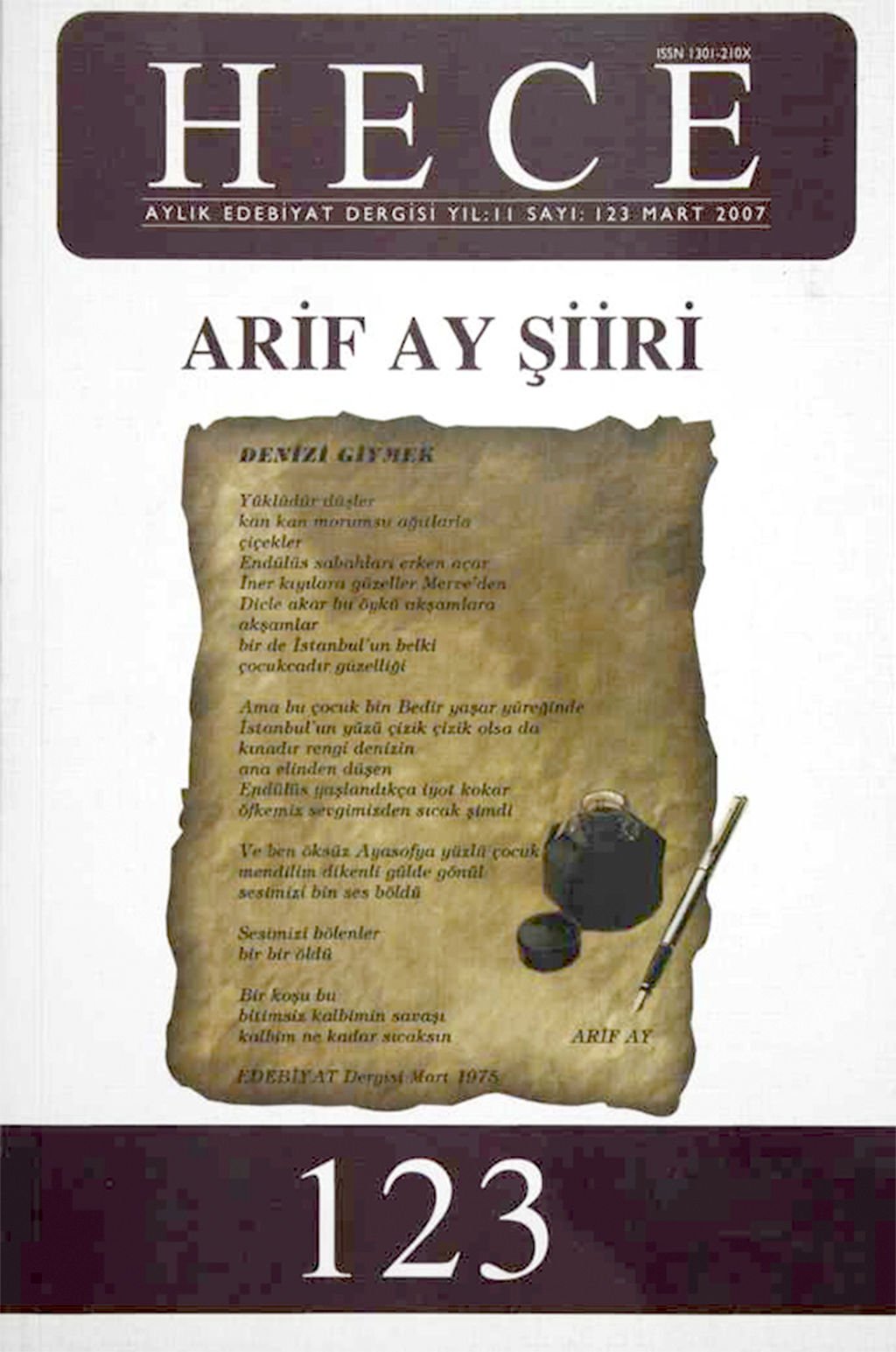 Hece Dergisi 123. Sayı Mart 2007