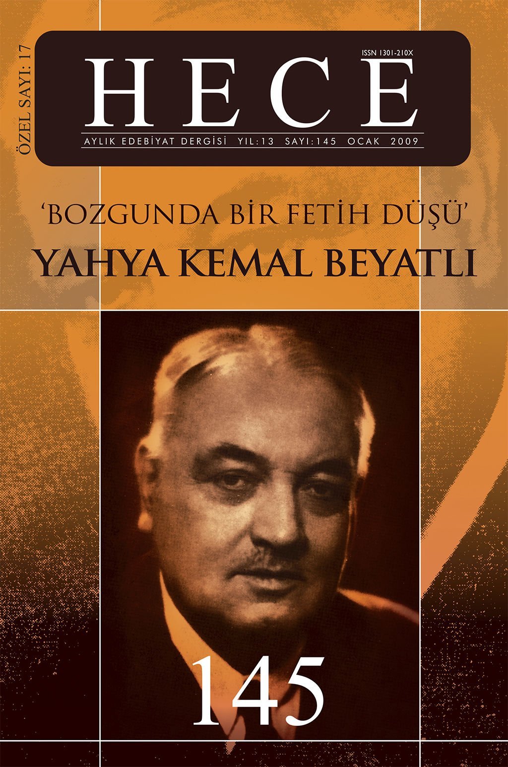Yahya Kemal Beyatlı Özel Sayısı 145. Sayı Ocak 2009