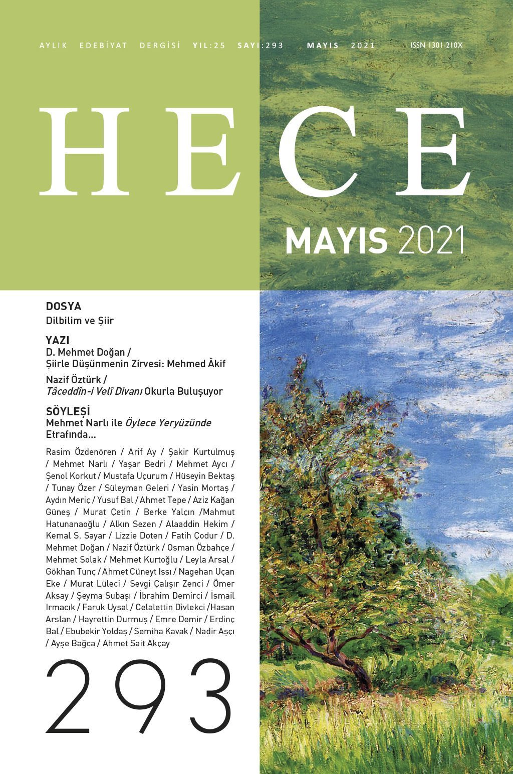 Hece Dergisi 293.Sayı Mayıs 2021