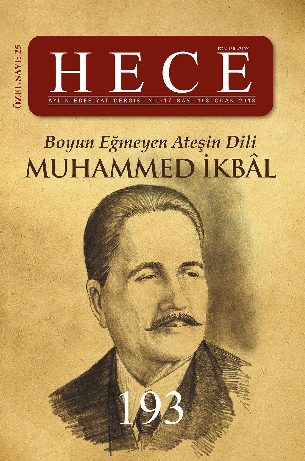 Muhammed İkbal Özel Sayısı 193. Sayı Ocak 2013