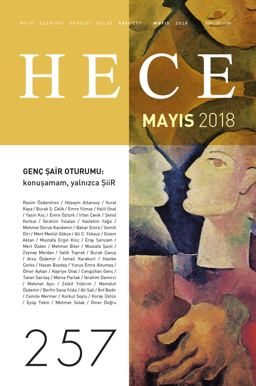 Hece Dergisi 257.Sayı Mayıs 2018