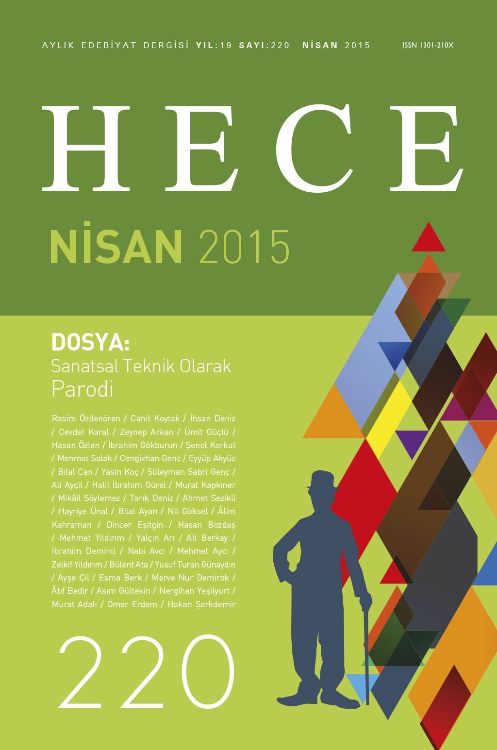 Hece Dergisi 220. Sayı Nisan 2015