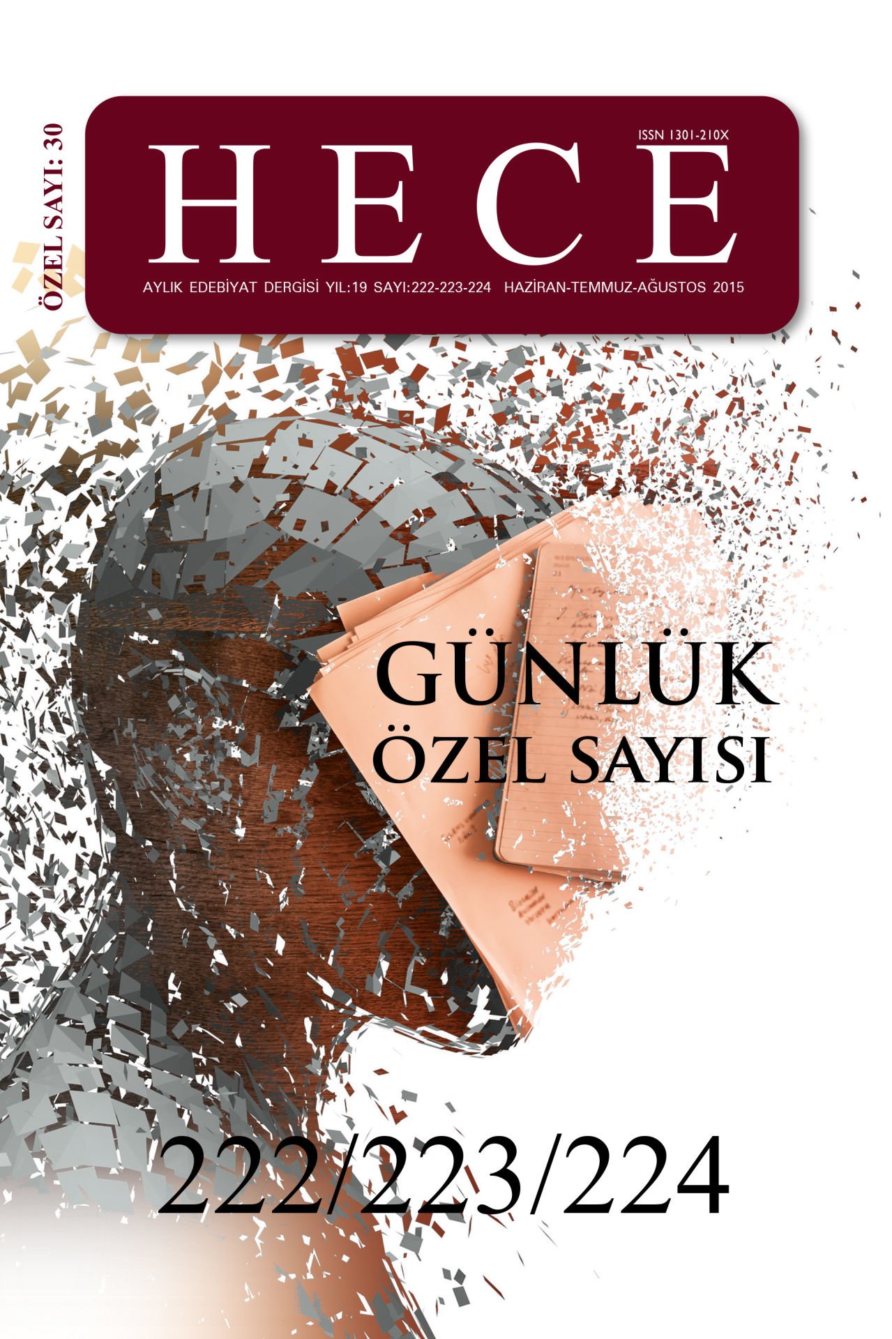 Günlük Özel Sayısı 222-223-224. Sayı Haziran - Temmuz - Ağustos 2015