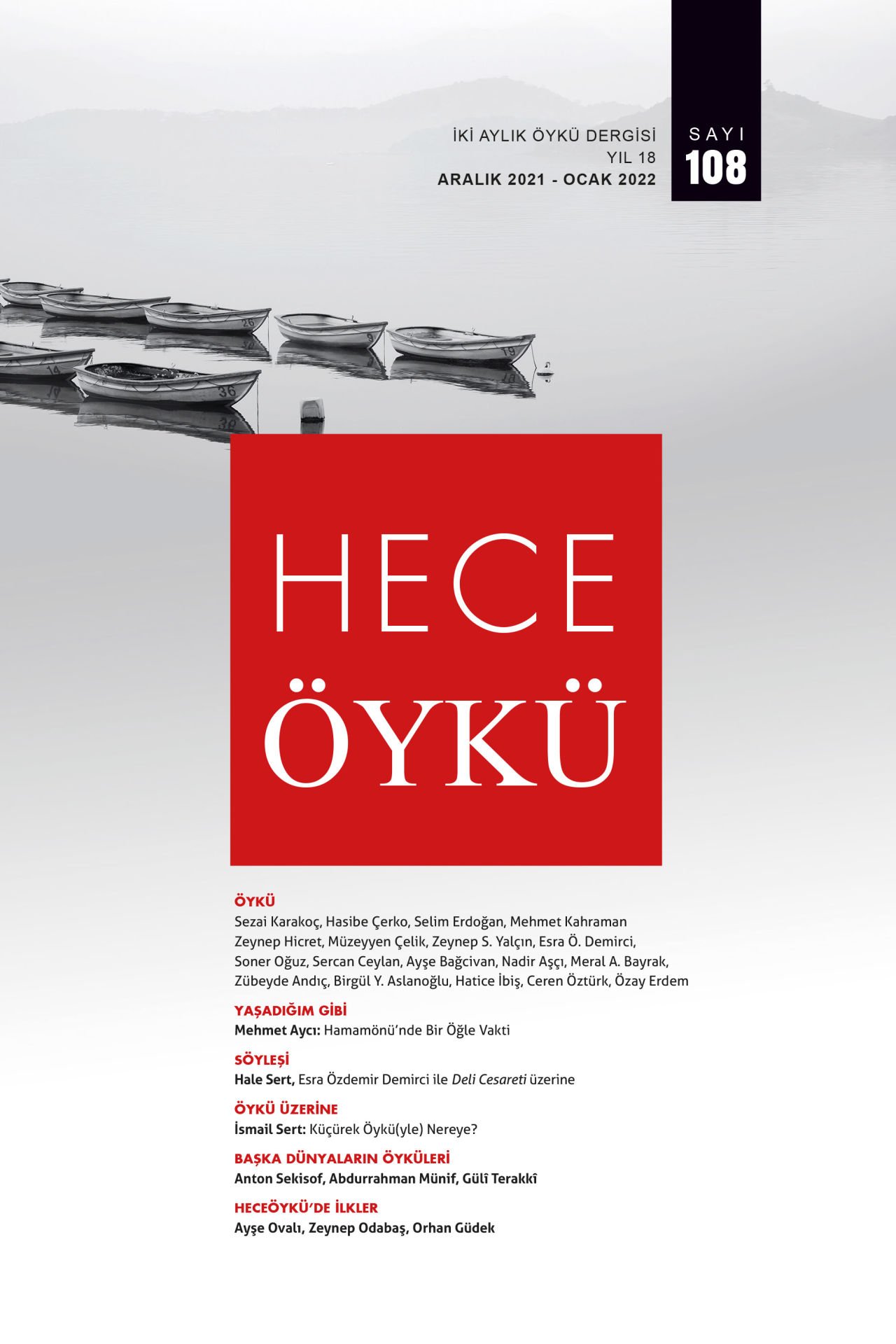 Hece Öykü Dergisi 108.Sayı Aralık 2021-Ocak 2022