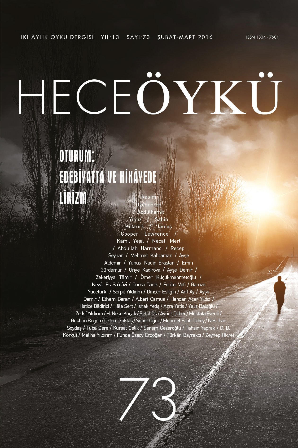 Hece Öykü Dergisi 73.Sayı Şubat-Mart 2016