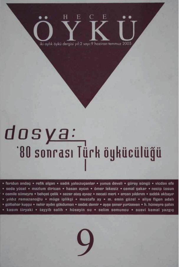 Hece Öykü Dergisi 9.Sayı Haziran-Temmuz 2005