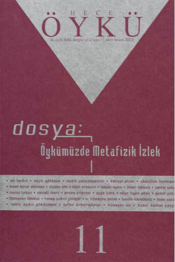 Hece Öykü Dergisi 11.Sayı Ekim-Kasım 2005