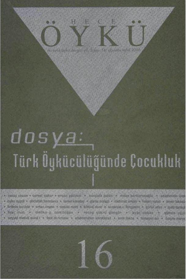 Hece Öykü Dergisi 16.Sayı Ağustos-Eylül 2006