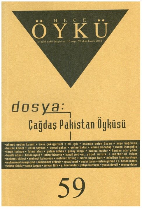 Hece Öykü Dergisi 59.Sayı Ekim-Kasım 2013