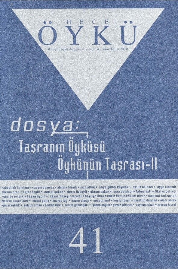Hece Öykü Dergisi 41.Sayı Ekim-Kasım 2010