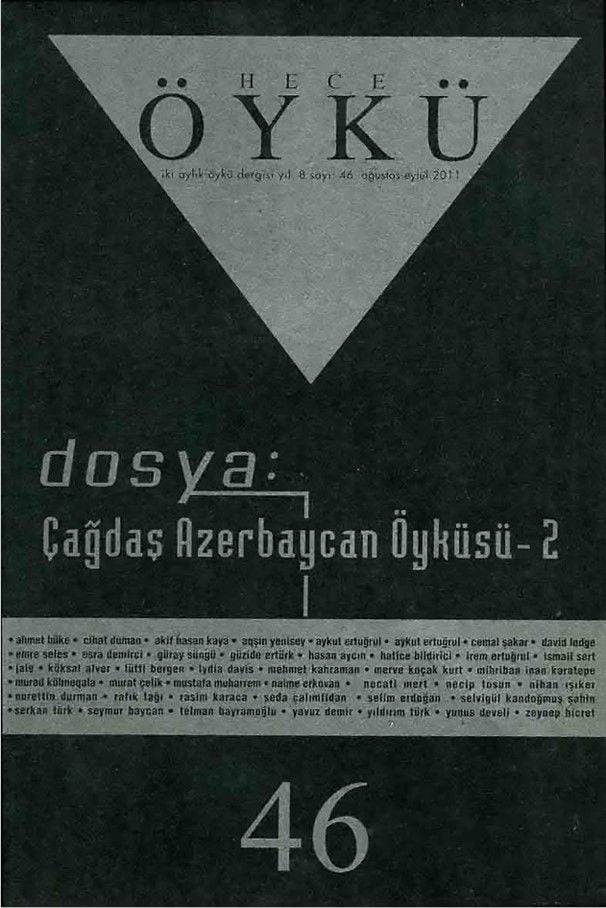 Hece Öykü Dergisi 46.Sayı Ağustos-Eylül 2011