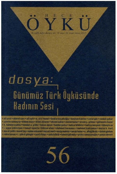 Hece Öykü Dergisi 56.Sayı Nisan-Mayıs 2013