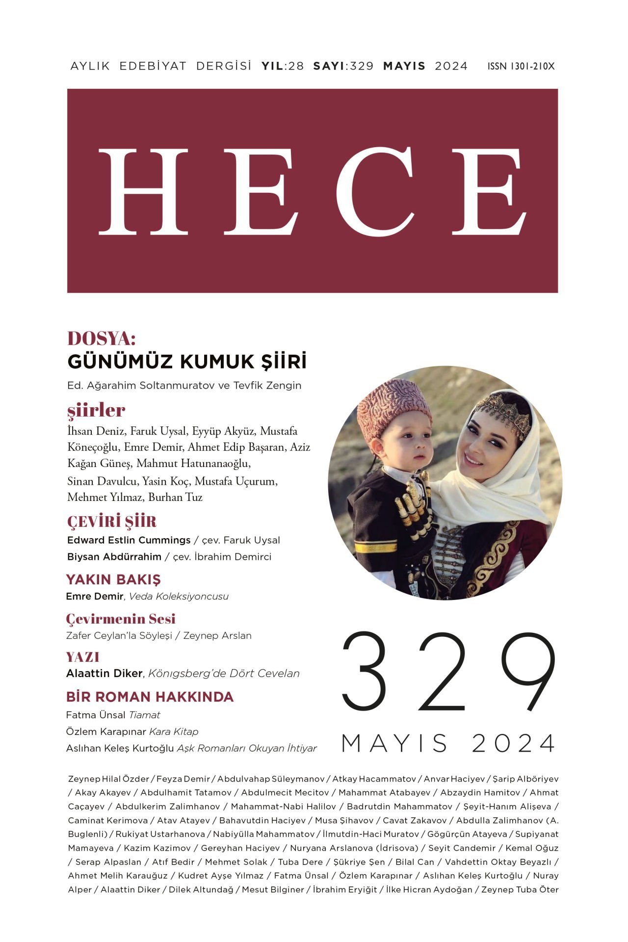 Hece Dergisi 329.Sayı Mayıs 2024