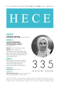 Hece Dergisi 335.Sayı Kasım 2024