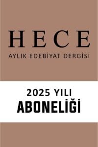 Hece Dergisi 2025 Aboneliği