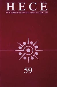 Hece Dergisi 59. Sayı Kasım 2001