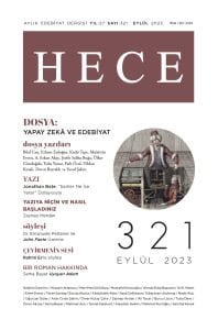 Hece Dergisi 321.Sayı Eylül 2023