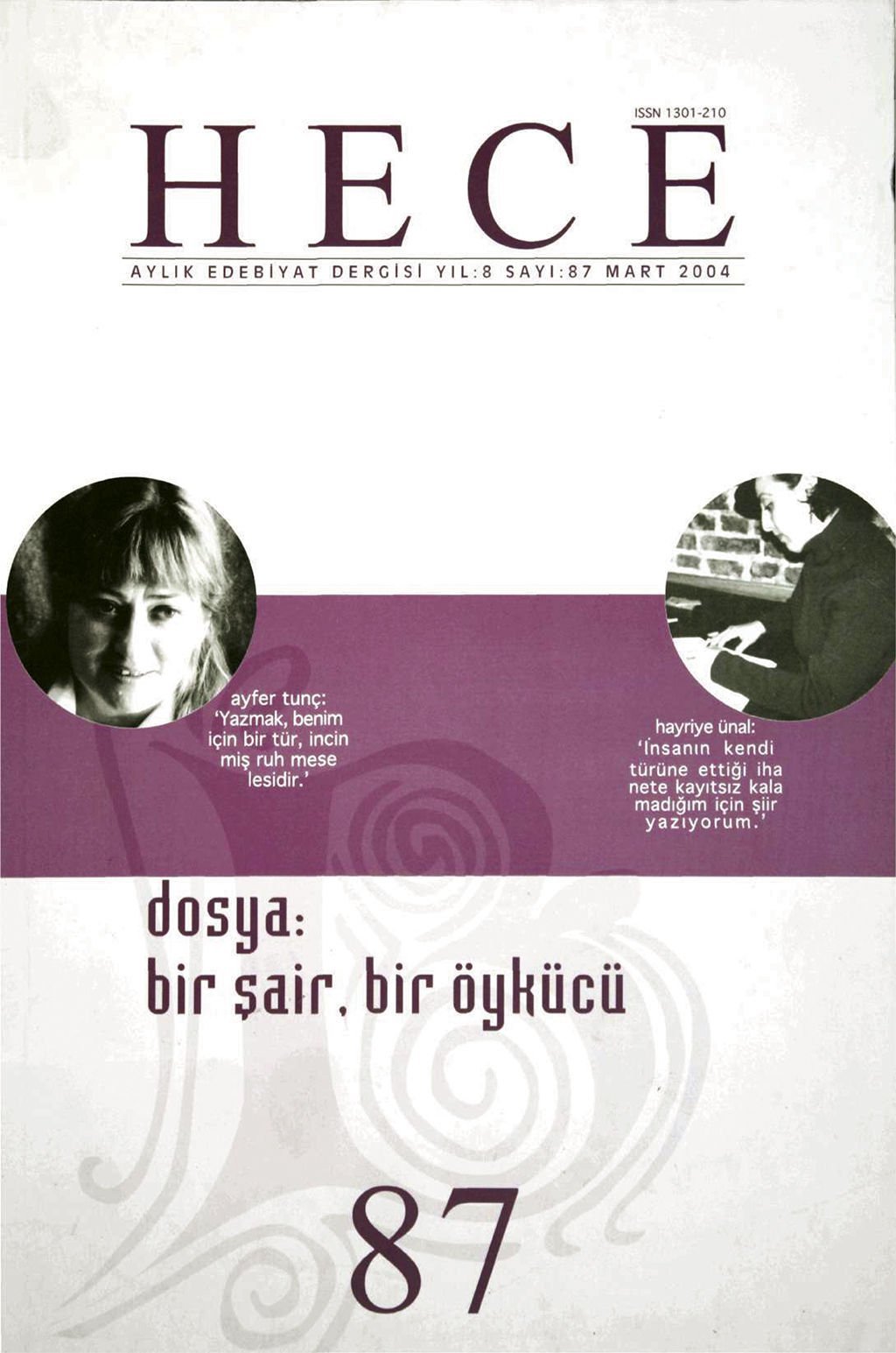 Hece Dergisi 87. Sayı Mart 2004