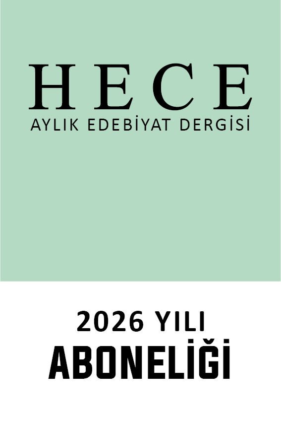 Hece Dergisi 2026 Aboneliği
