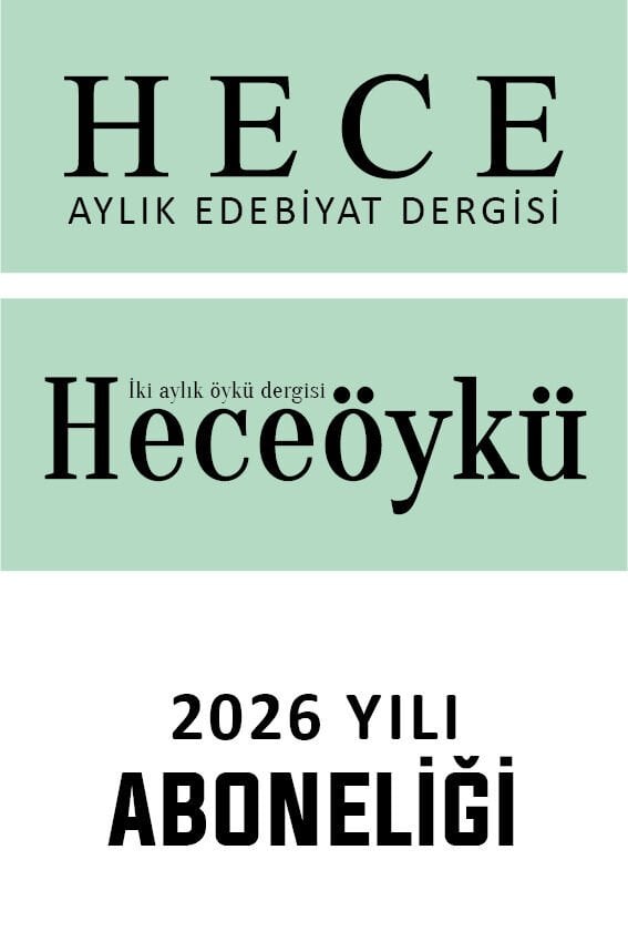 Hece ve Heceöykü Dergileri 2026 Aboneliği