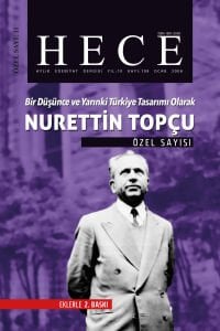 Nurettin Topçu Özel Sayısı 109. Sayı Ocak 2006