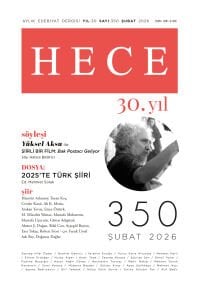 Hece Dergisi 350.Sayı Şubat 2026