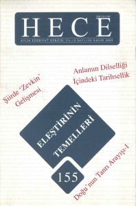 Hece Dergisi 155. Sayı Kasım 2009