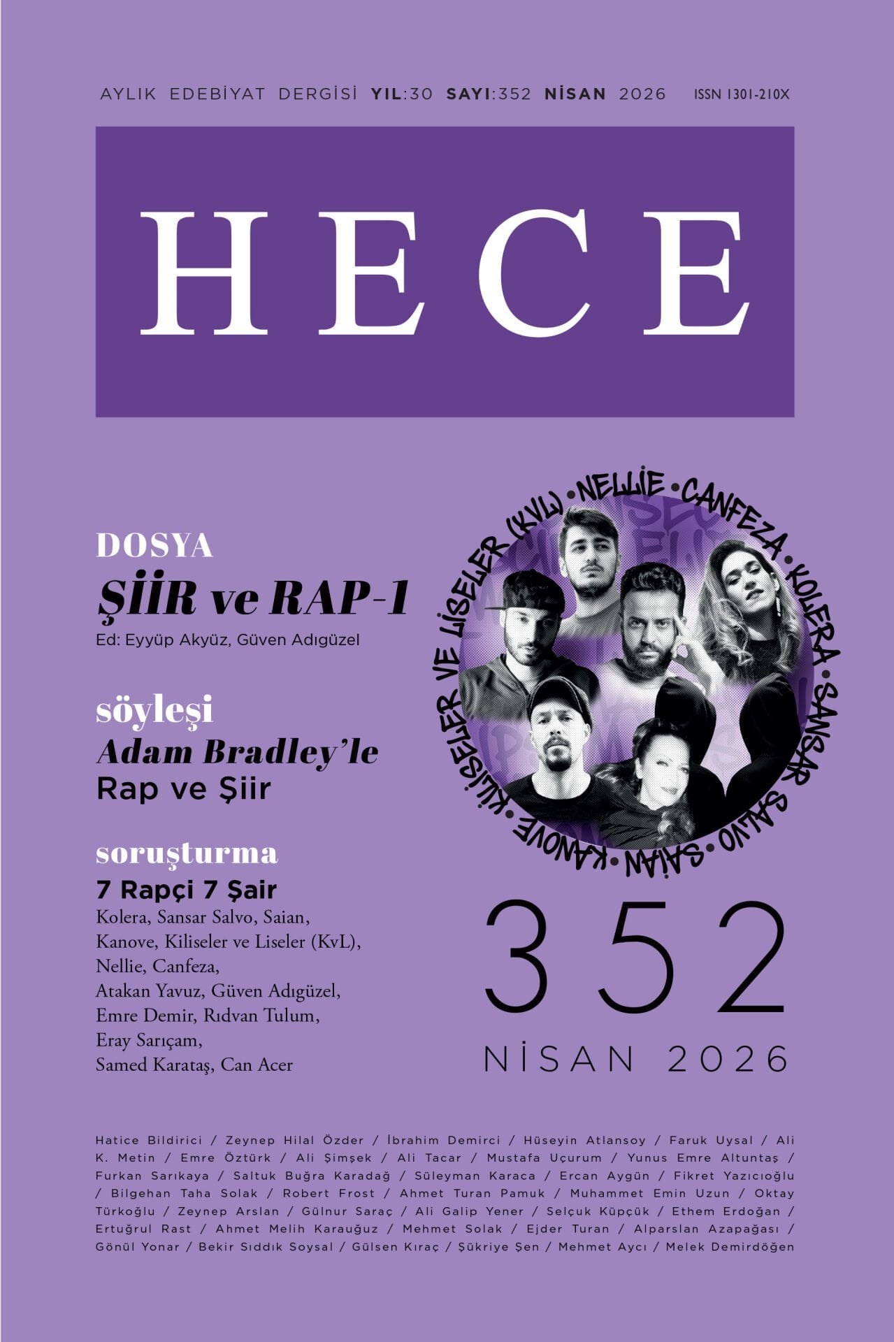 Hece Dergisi 352.Sayı Nisan 2026