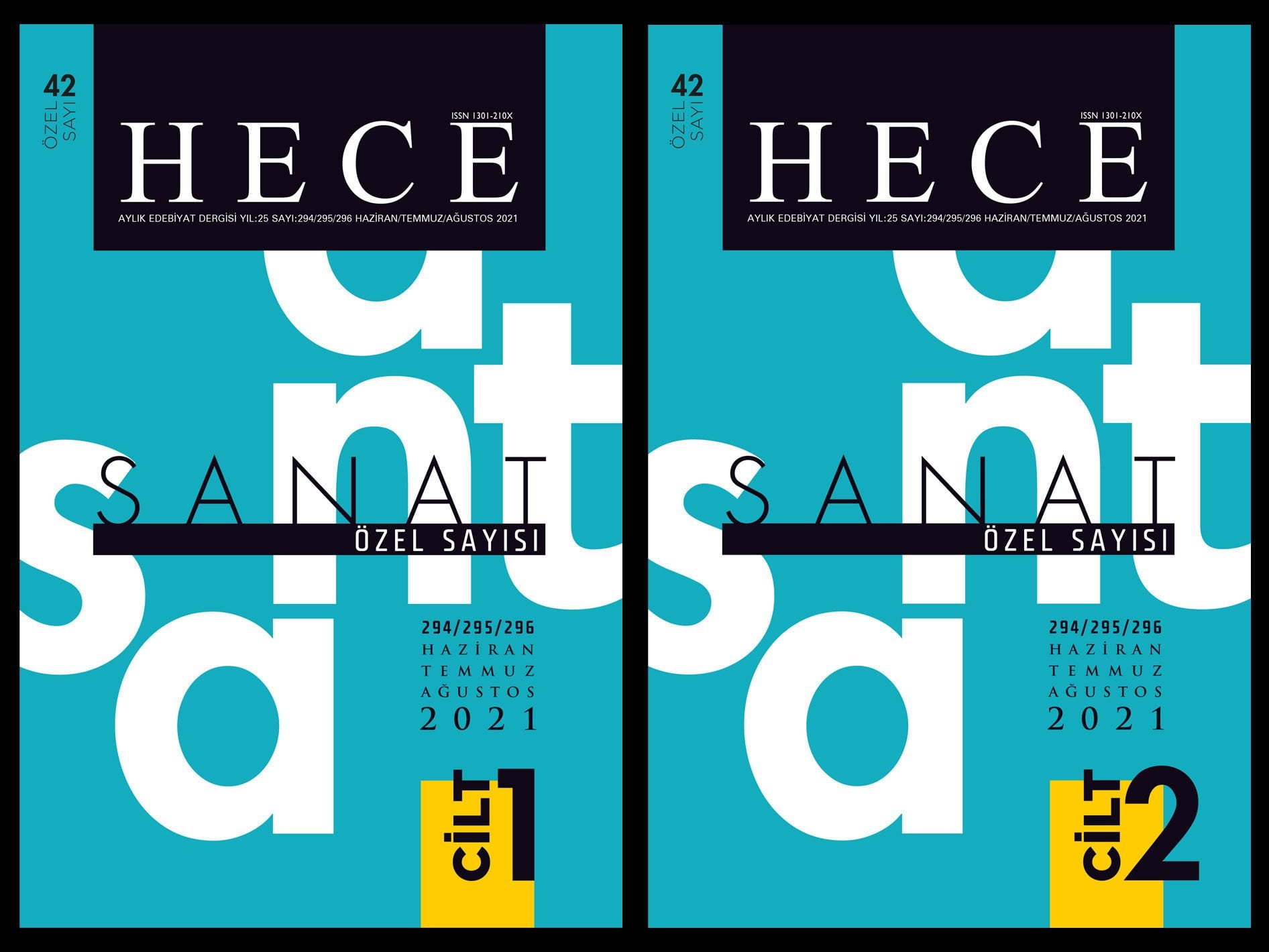 Sanat Özel Sayısı (2 Cilt) 294-295-296.Sayı Haziran-Temmuz-Ağustos 2021