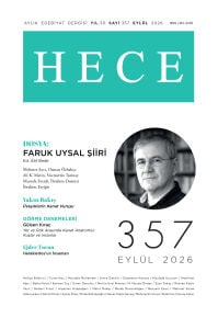 Hece Dergisi 357.Sayı Eylül 2026