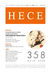 Hece Dergisi 358.Sayı Ekim 2026