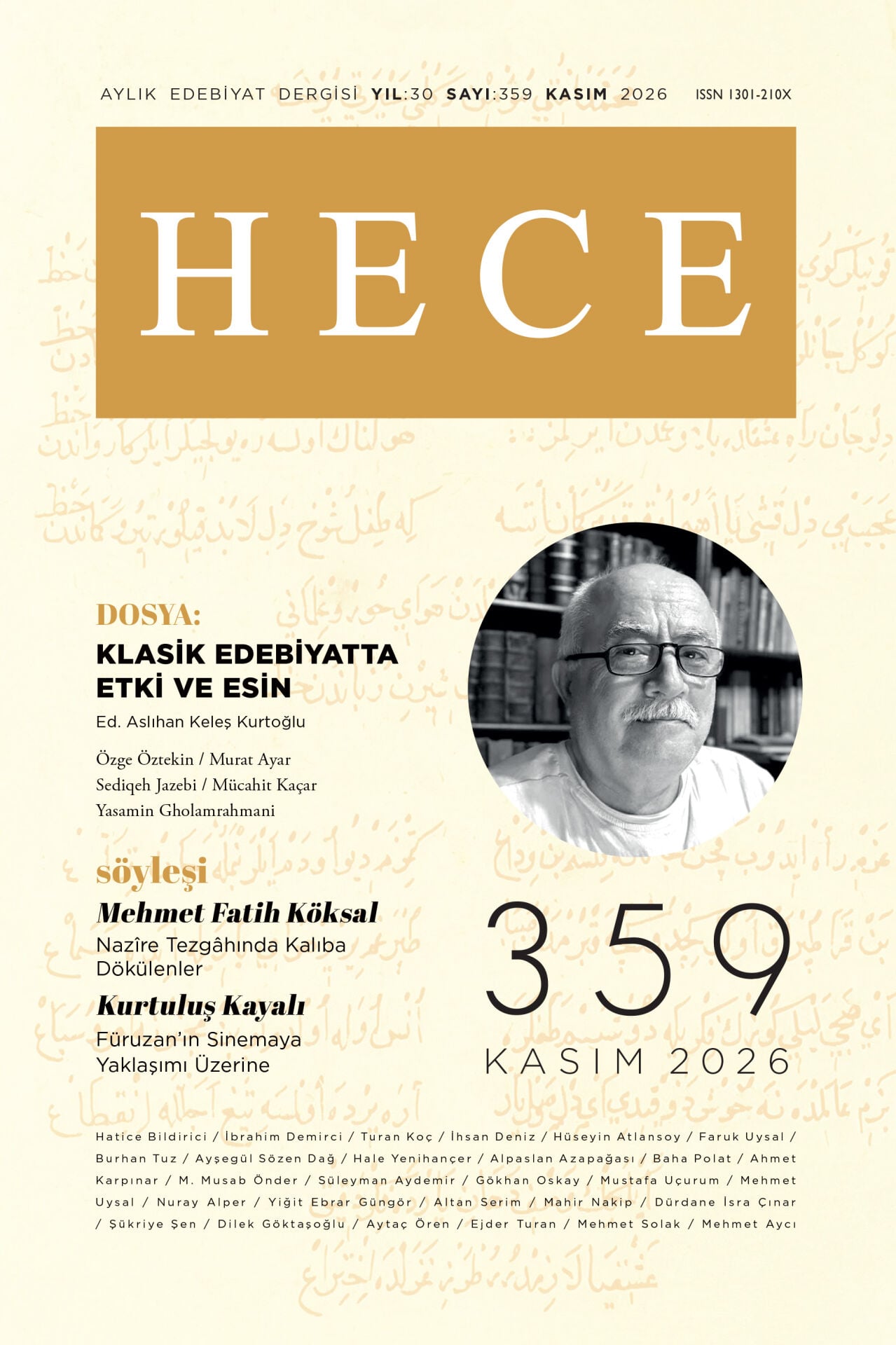 Hece Dergisi 359.Sayı Kasım 2026