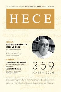 Hece Dergisi 359.Sayı Kasım 2026
