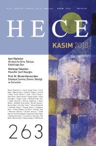 Hece Dergisi 263.Sayı Kasım 2018