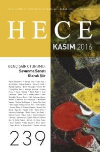 Hece Dergisi 239.Sayı Kasım 2016