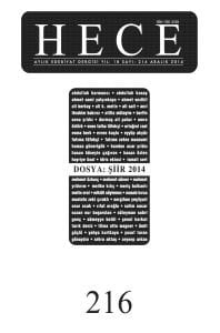 Hece Dergisi 216. Sayı Aralık 2014