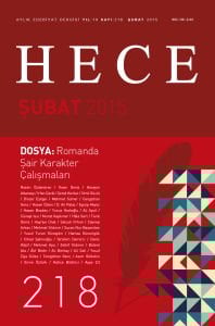 Hece Dergisi 218. Sayı Şubat 2015