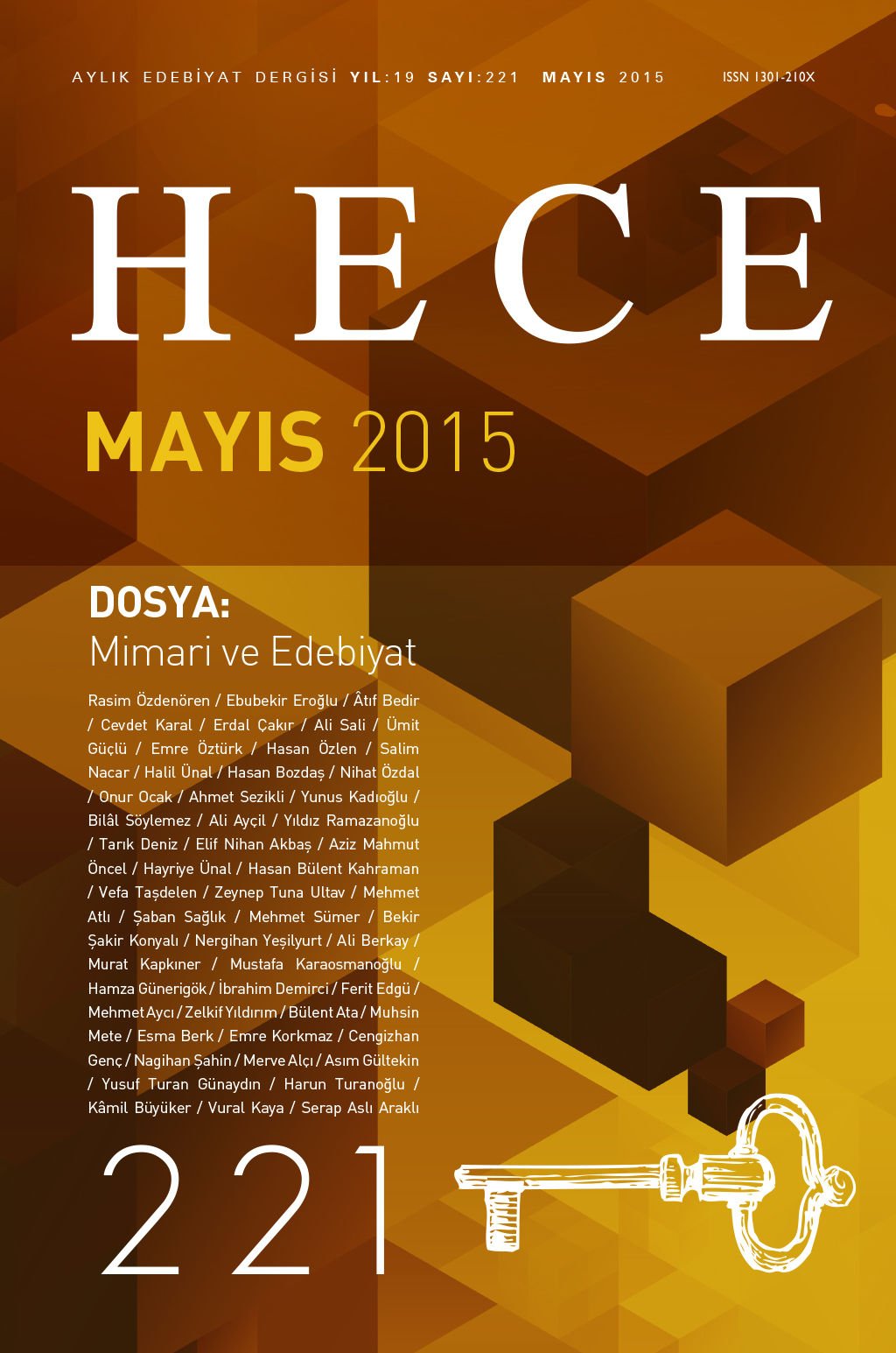 Hece Dergisi 221. Sayı Mayıs 2015