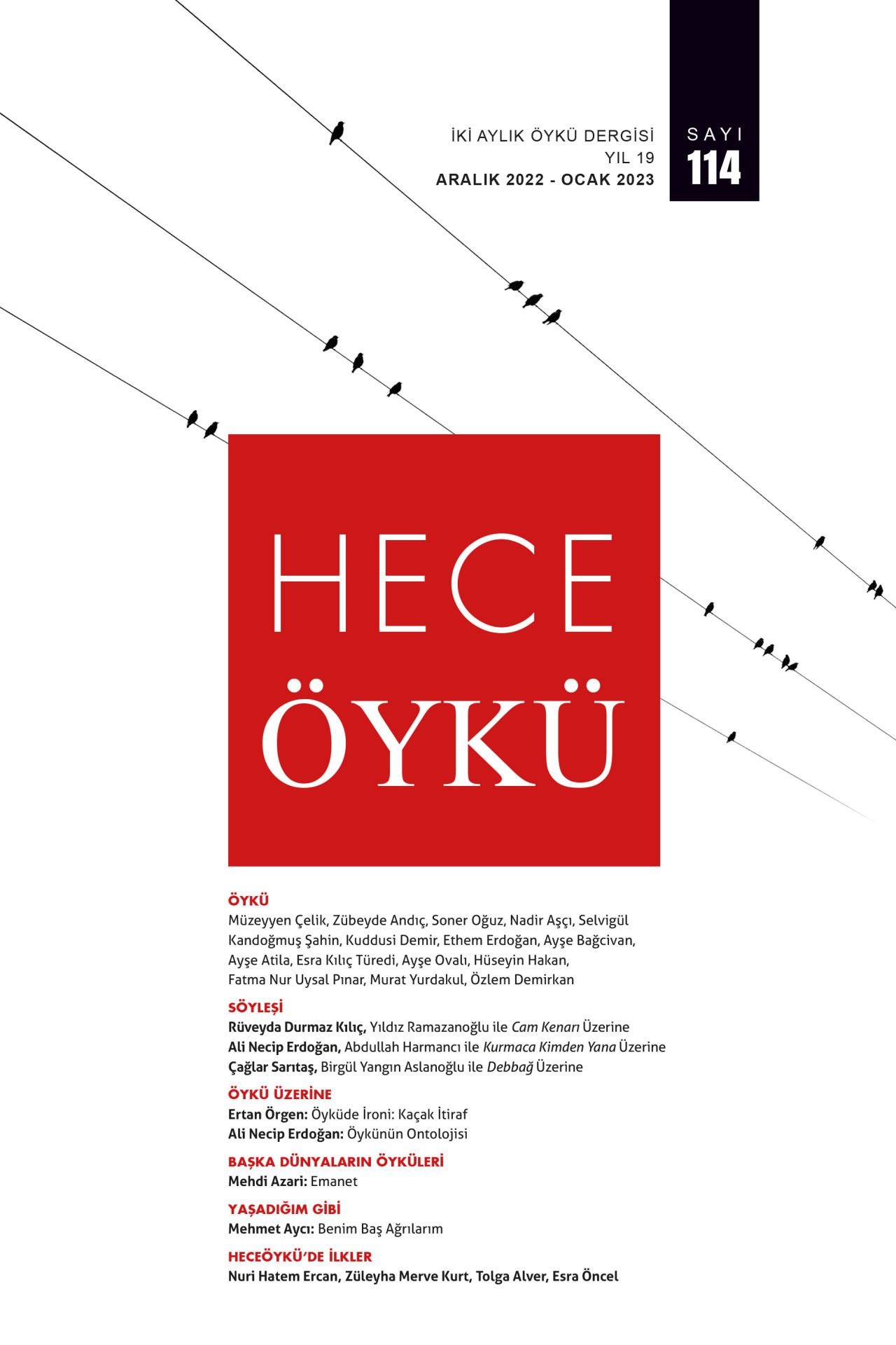 Hece Öykü Dergisi 114.Sayı Aralık 2022-Ocak 2023