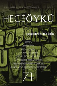 Hece Öykü Dergisi 71.Sayı Ekim-Kasım 2015