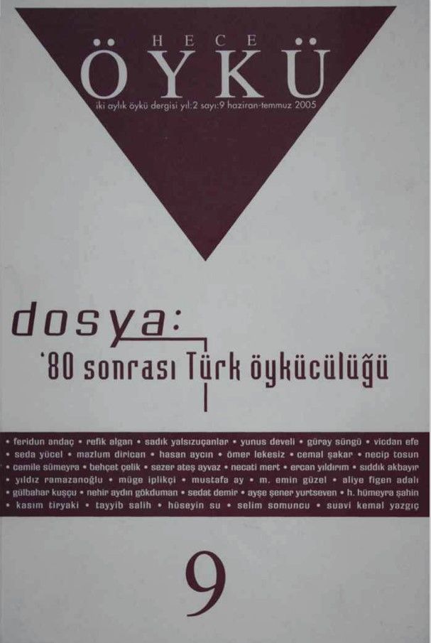 Hece Öykü Dergisi 9.Sayı Haziran-Temmuz 2005