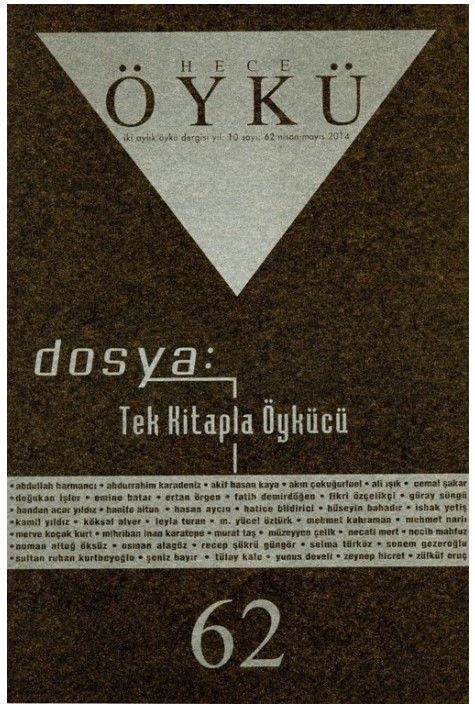 Hece Öykü Dergisi 62.Sayı Nisan-Mayıs 2014